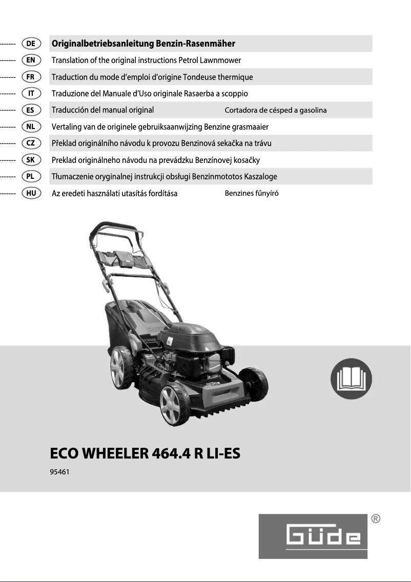 Imagen de la primera página del manual del dispositivo ECO WHEELER 464.4 R LI-ES
