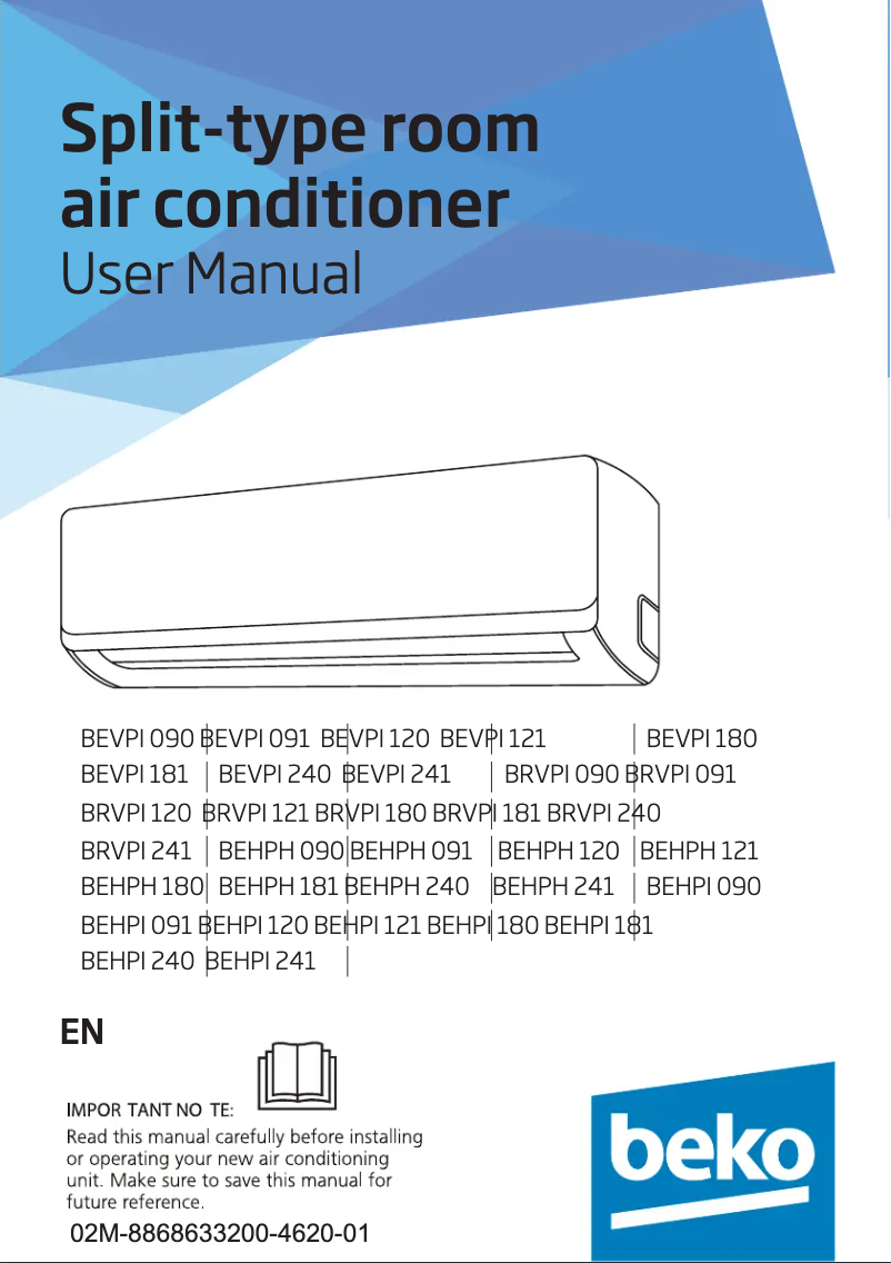 Página 1 del manual Manual de usuario Beko BEHPI 240