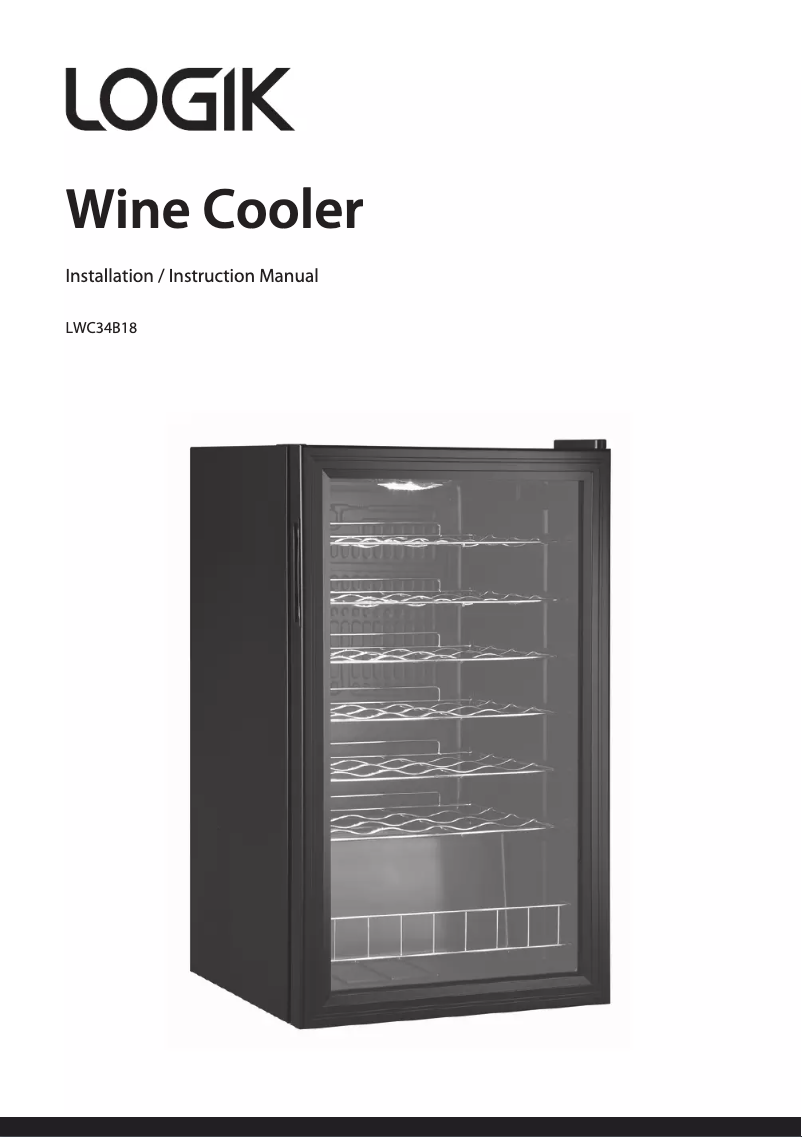Imagen de la primera página del manual del dispositivo LWC34B18
