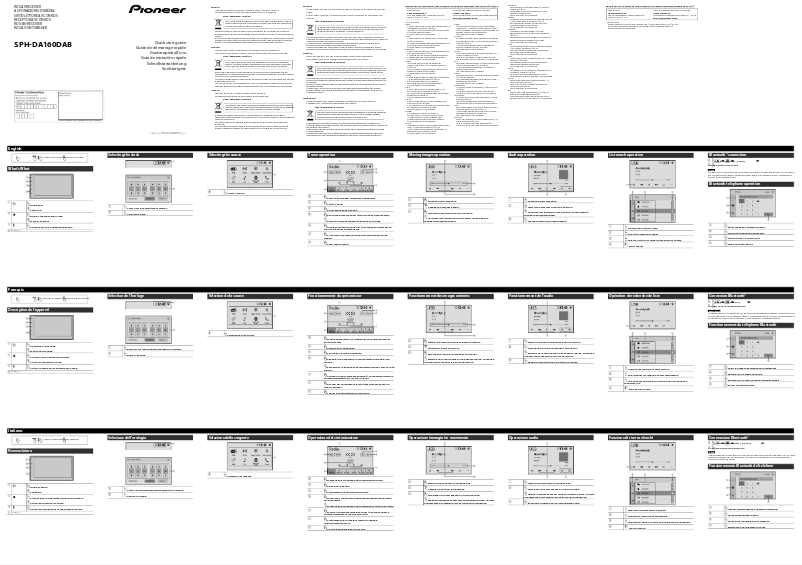 Imagen de la primera página del manual del dispositivo SPH-DA160DAB