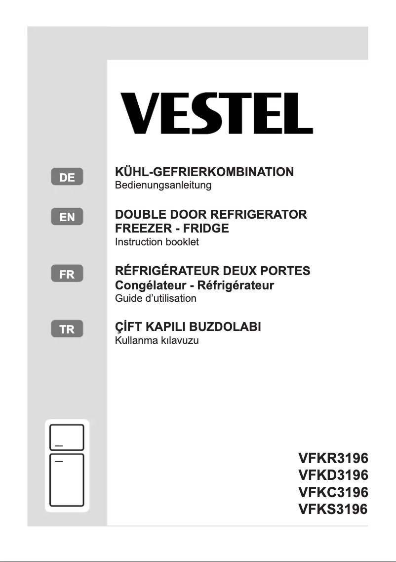 Página 1 del manual Manual de usuario Vestel VFKR3196