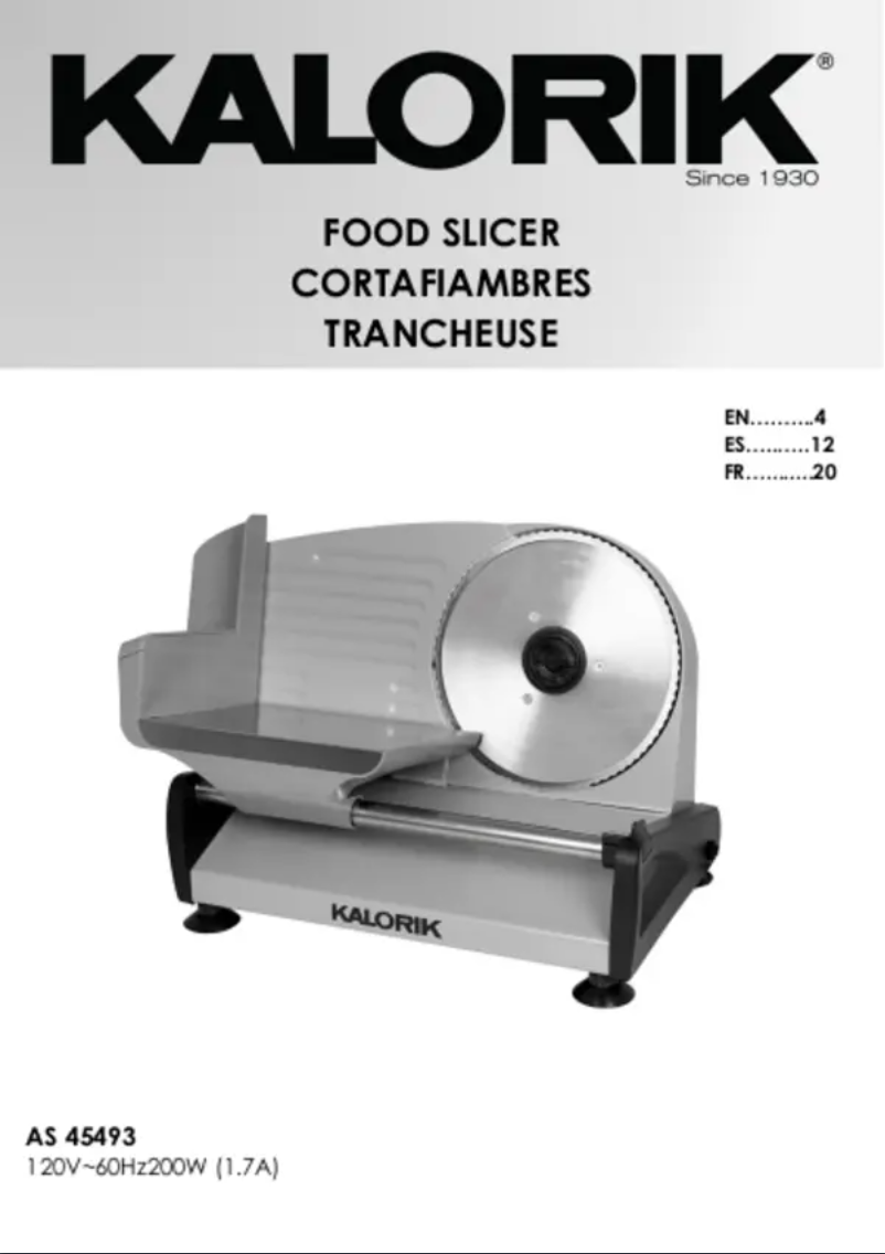 Página 1 del manual Manual de usuario Kalorik AS 45493 BK