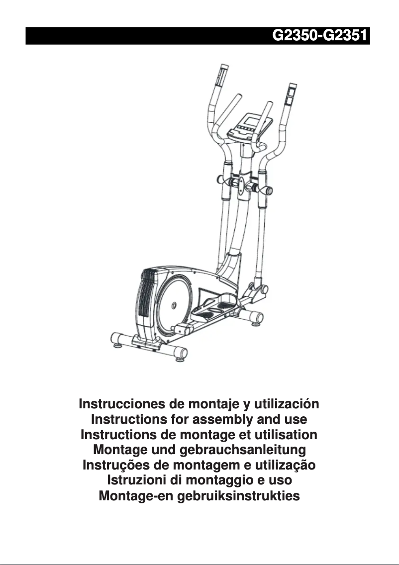 Imagen de la primera página del manual del dispositivo G2351
