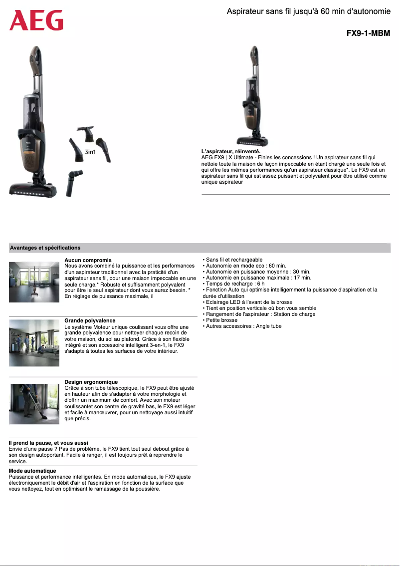 Imagen de la primera página del manual del dispositivo FX9-1-MBM