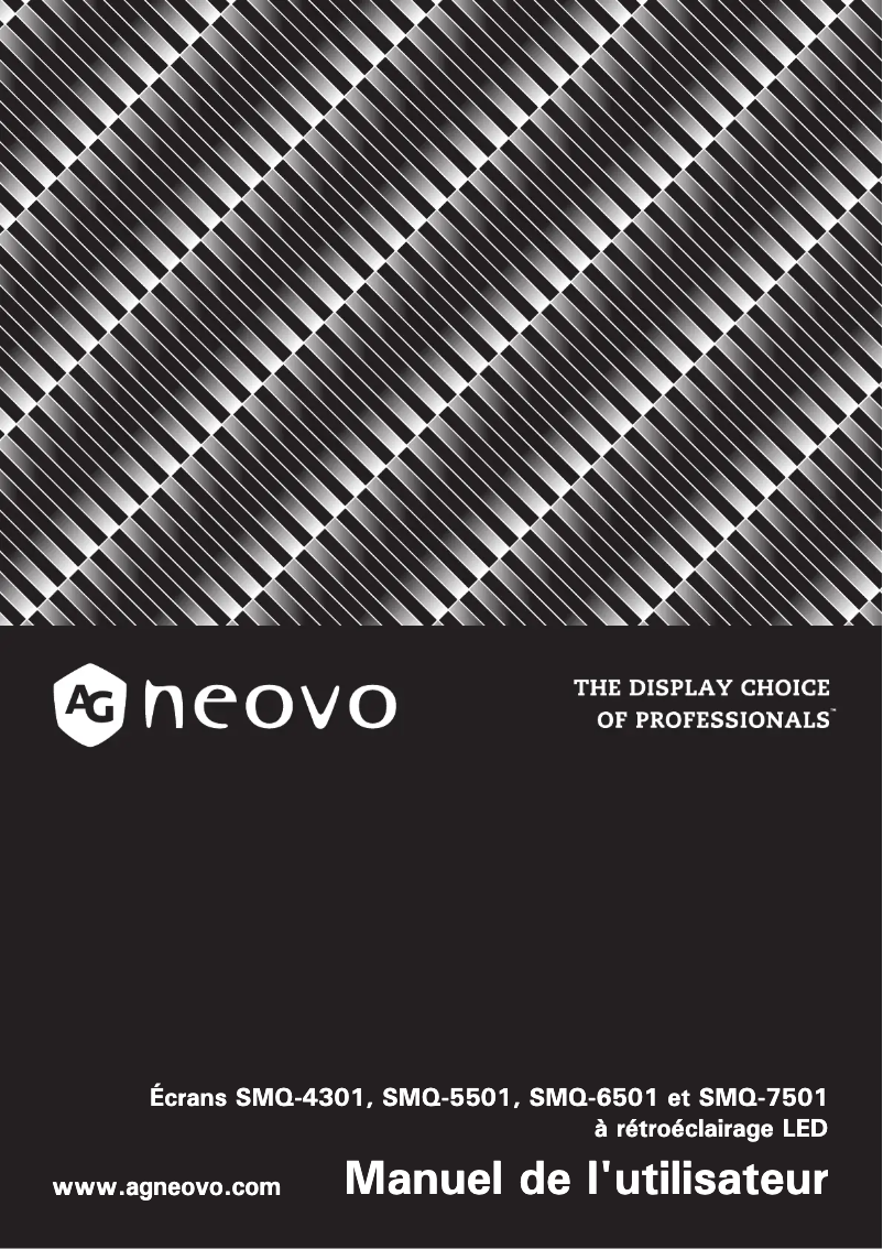 Imagen de la primera página del manual del dispositivo SMQ-7501