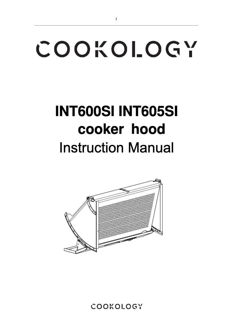 Página 1 del manual Manual de usuario Cookology INT600SI