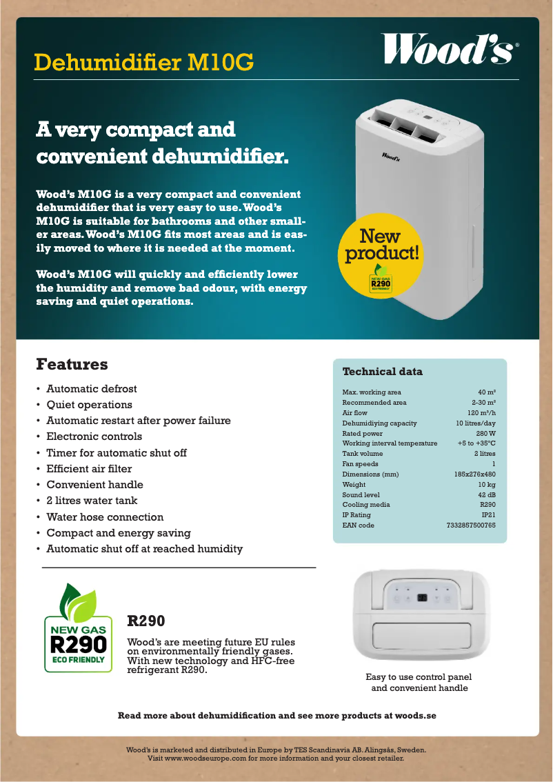 Imagen de la primera página del manual del dispositivo M10G