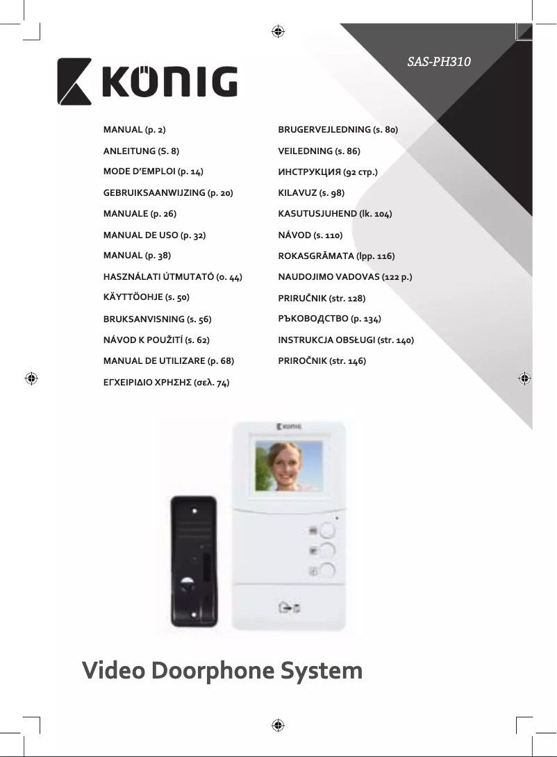 Página 1 del manual Manual de usuario Konig SAS-PH310