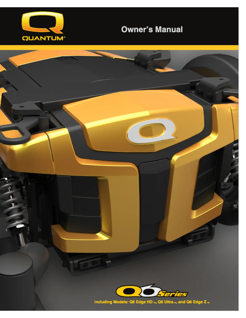 Página 1 del manual Manual de usuario Quantum Q6 Edge Z