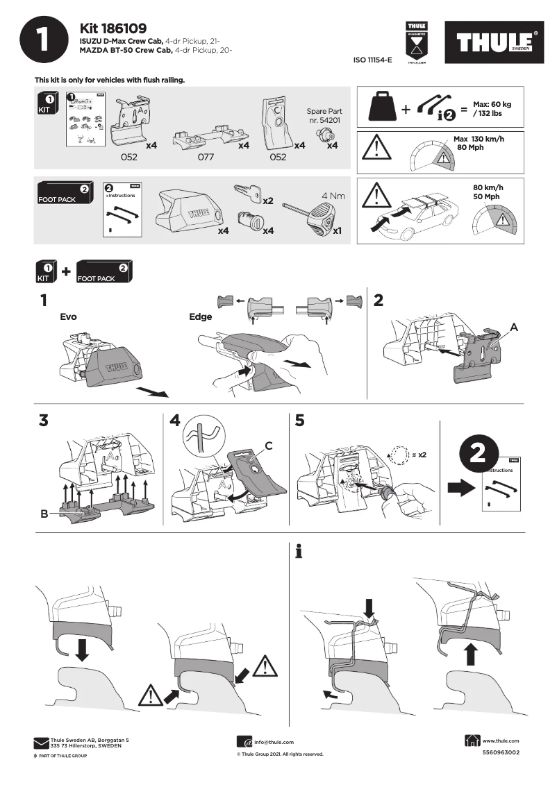 Imagen de la primera página del manual del dispositivo Kit 186109