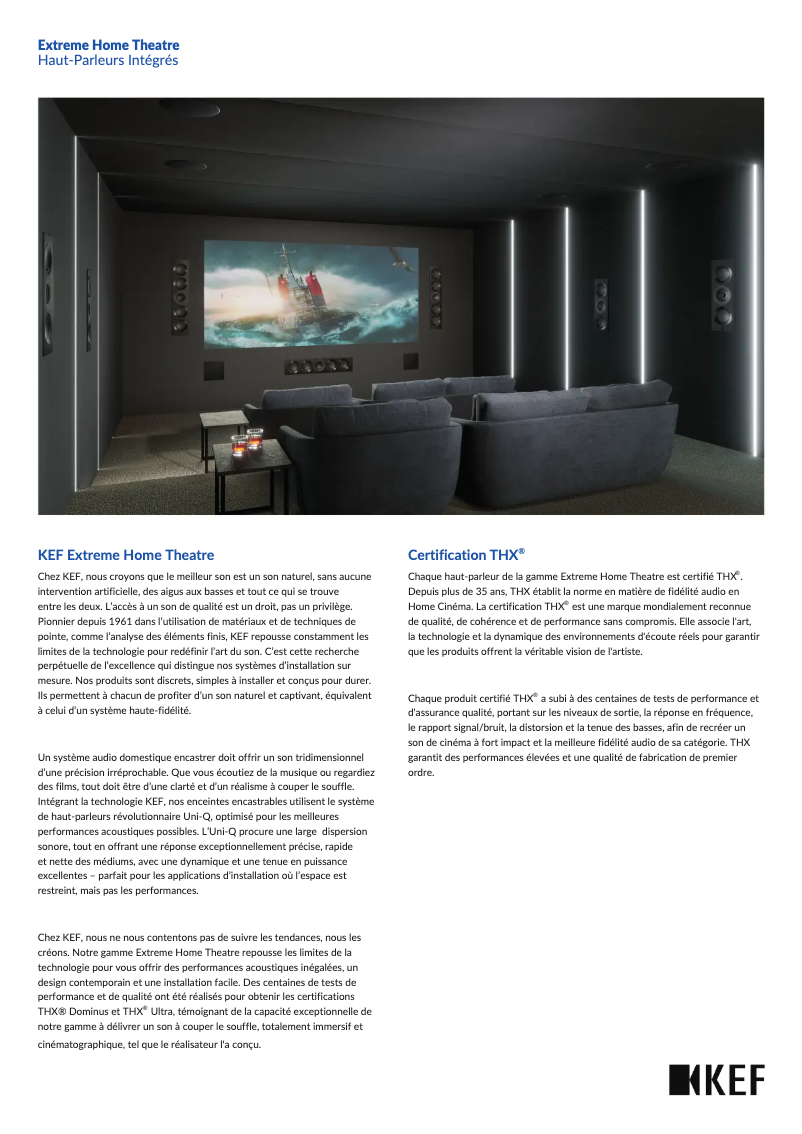 Página nº 1 - Ficha técnica KEF Ci250RRM-THX
