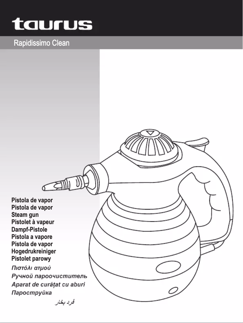 Página 1 del manual Manual de usuario Taurus Rapidissimo Clean
