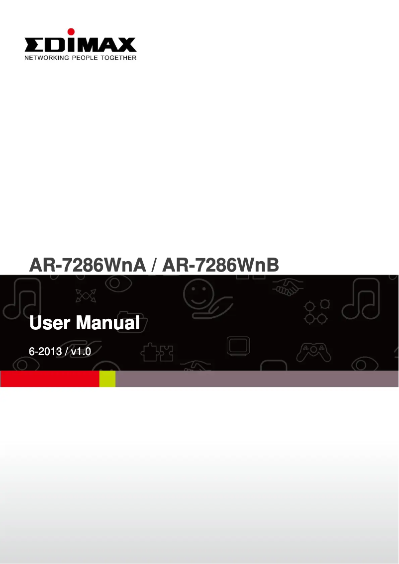 Imagen de la primera página del manual del dispositivo AR-7286WNA