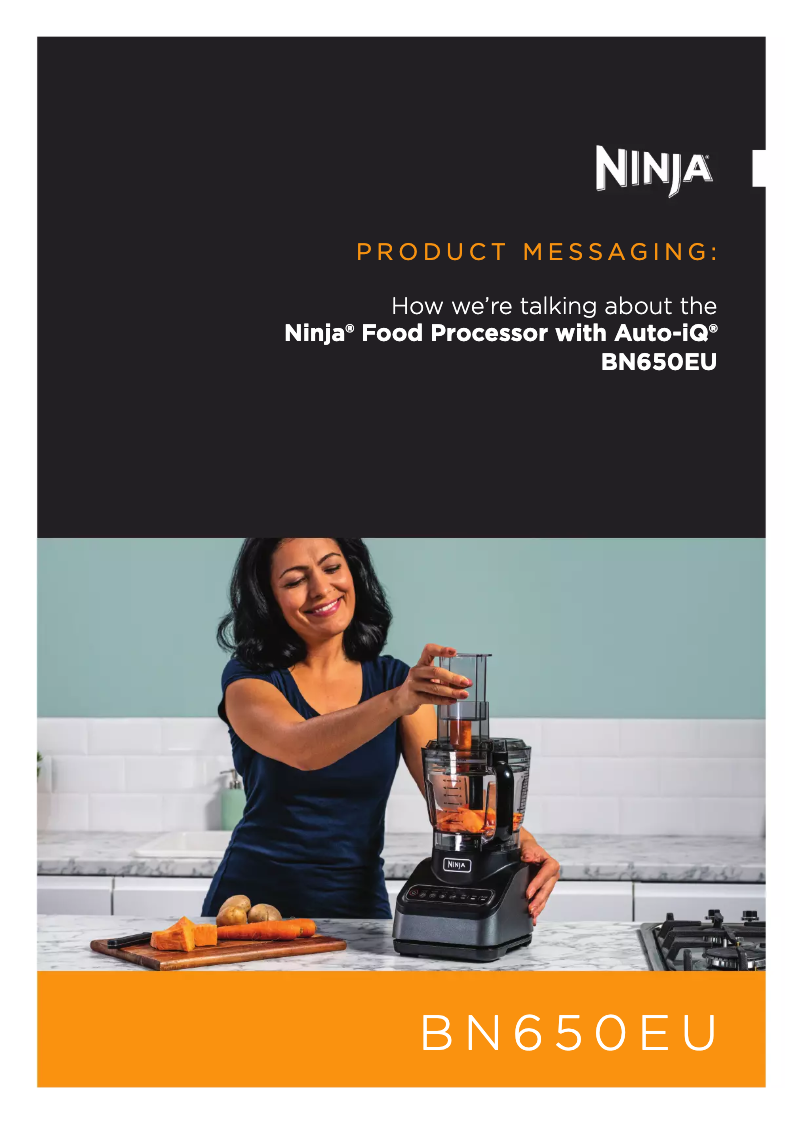 Página 1 del manual Ficha técnica Ninja BN650EU