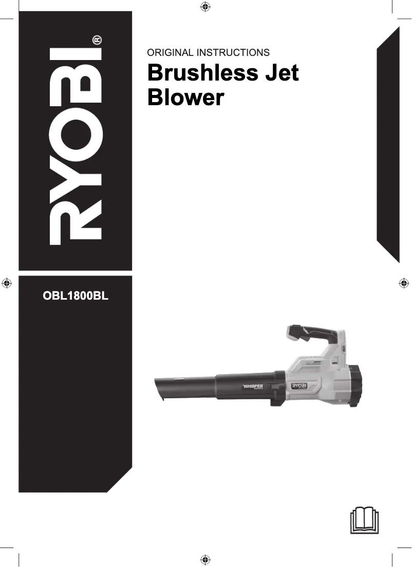 Página 1 del manual Manual de usuario RYOBI 18V One+ OBL1800BL