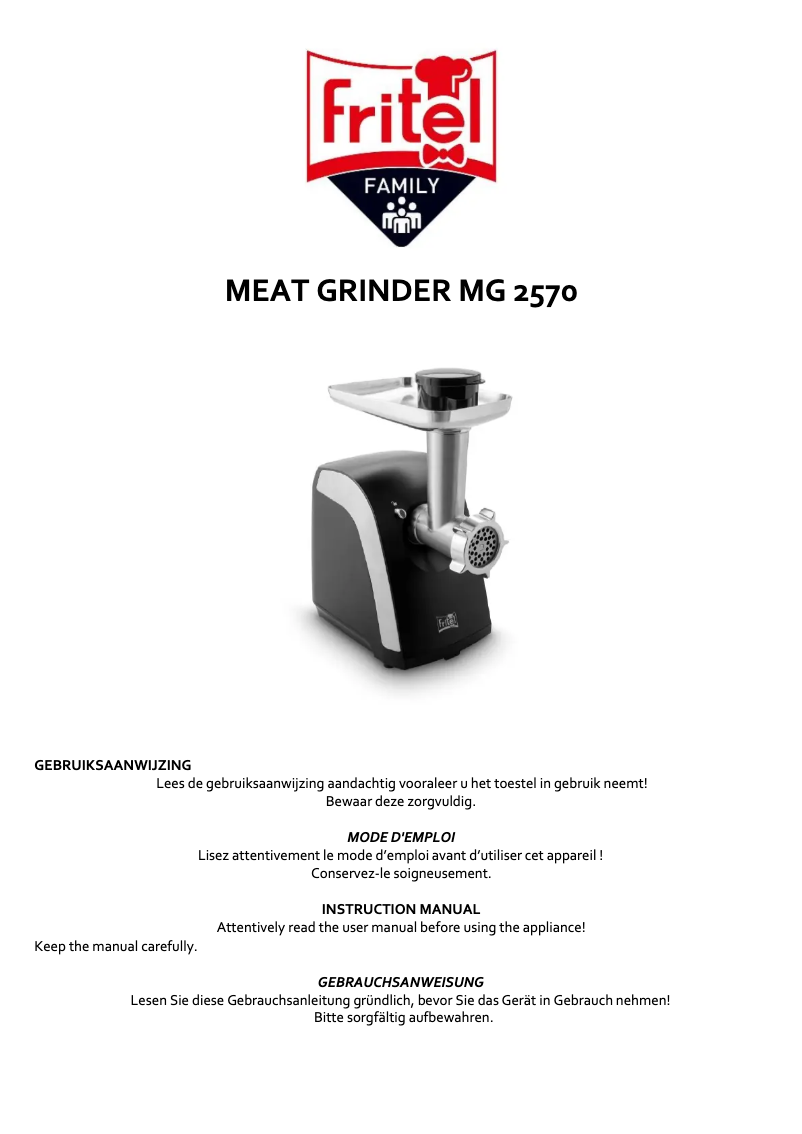 Imagen de la primera página del manual del dispositivo MG2570