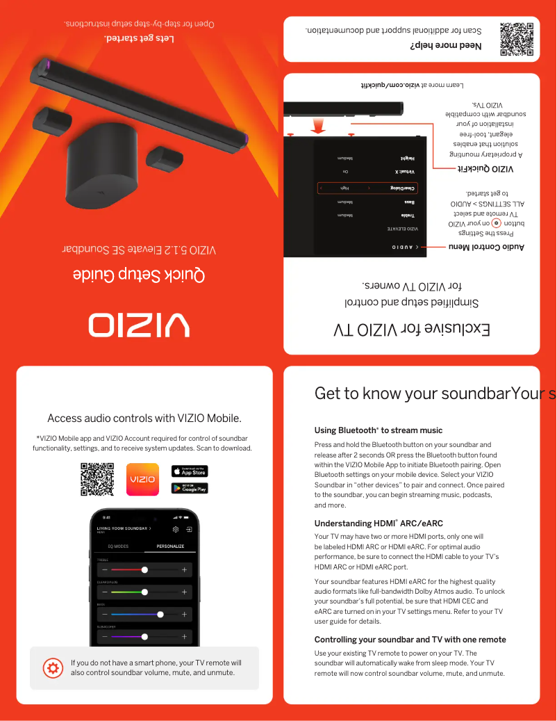 Imagen de la primera página del manual del dispositivo Elevate SE SL512X-0806