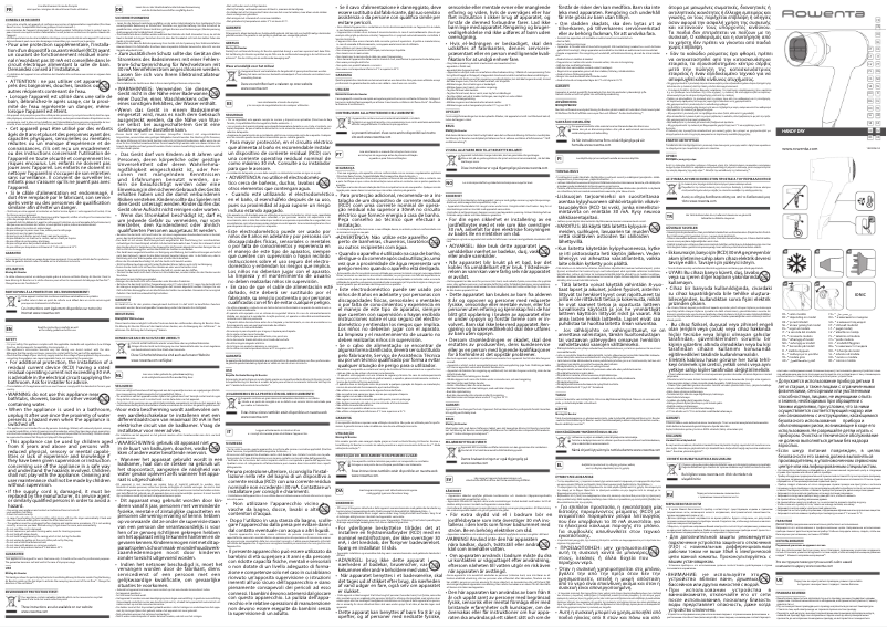 Imagen de la primera página del manual del dispositivo Handy Dry CV1623