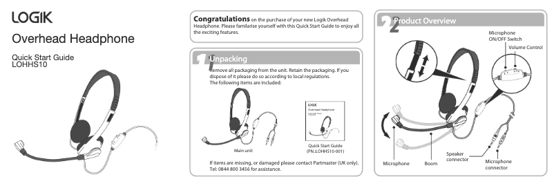 Página nº 1 - Manual de usuario Logik LOHHS10