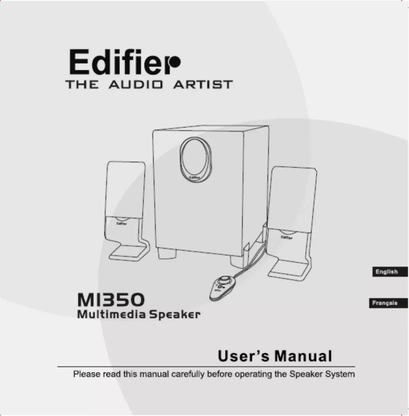 Página 1 del manual Manual de usuario Edifier M1350