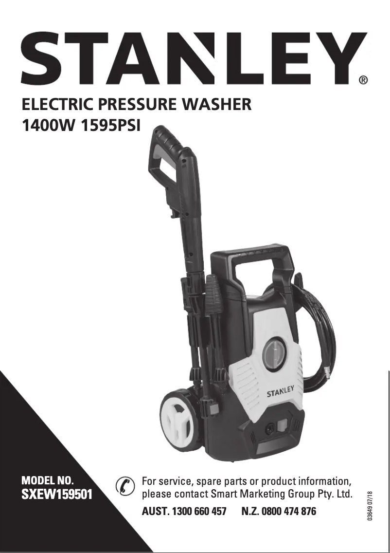 Página nº 1 - Manual de usuario Stanley SXEW159501