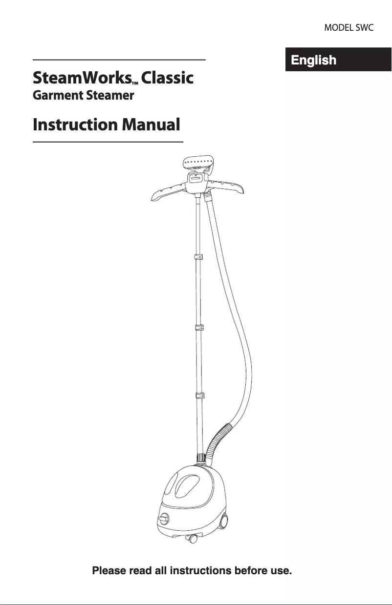 Página 1 del manual Manual de usuario Singer Steamworks Classic