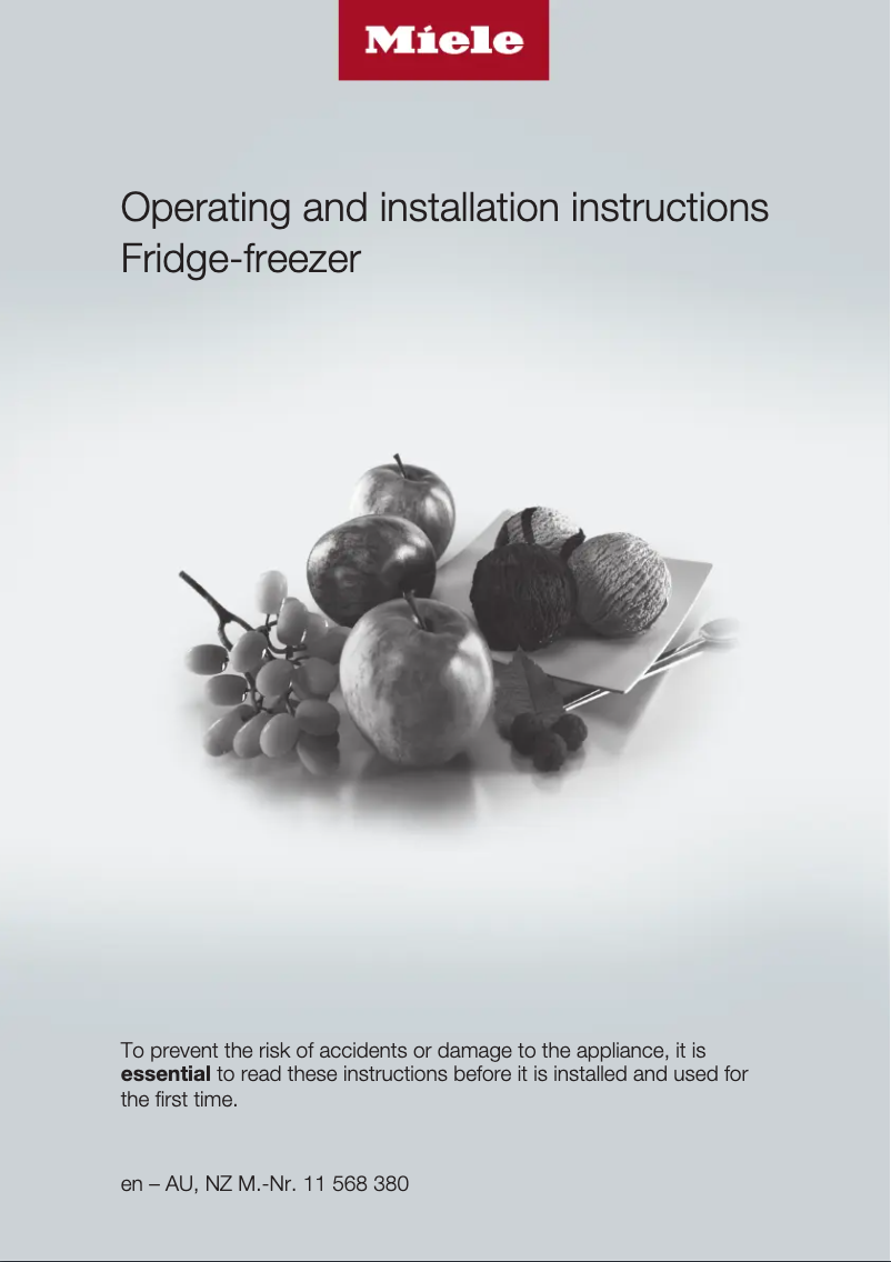 Página 1 del manual Manual de usuario Miele KFNS 37682 ID