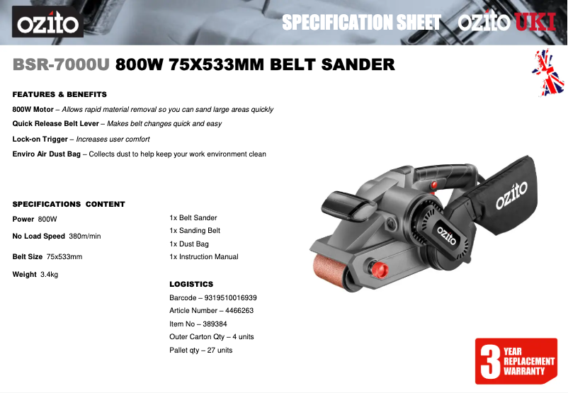 Imagen de la primera página del manual del dispositivo BSR-7000U