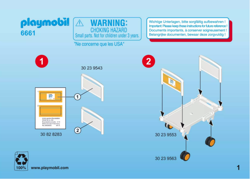 Página nº 1 - Manual de usuario Playmobil Doctor with Child