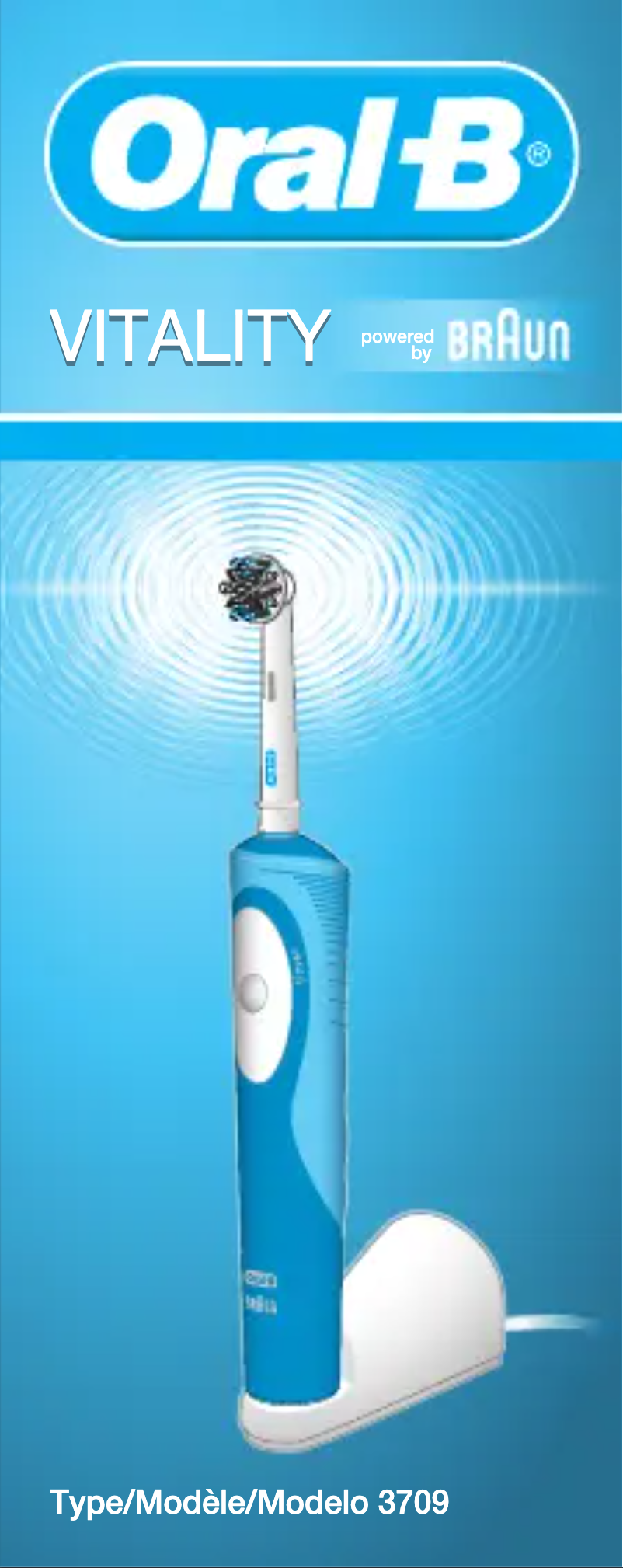 Imagen de la primera página del manual del dispositivo Oral-B Vitality Sensitive