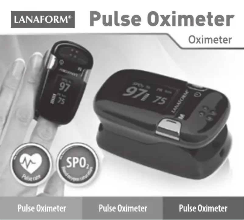 Imagen de la primera página del manual del dispositivo Pulse Oximeter