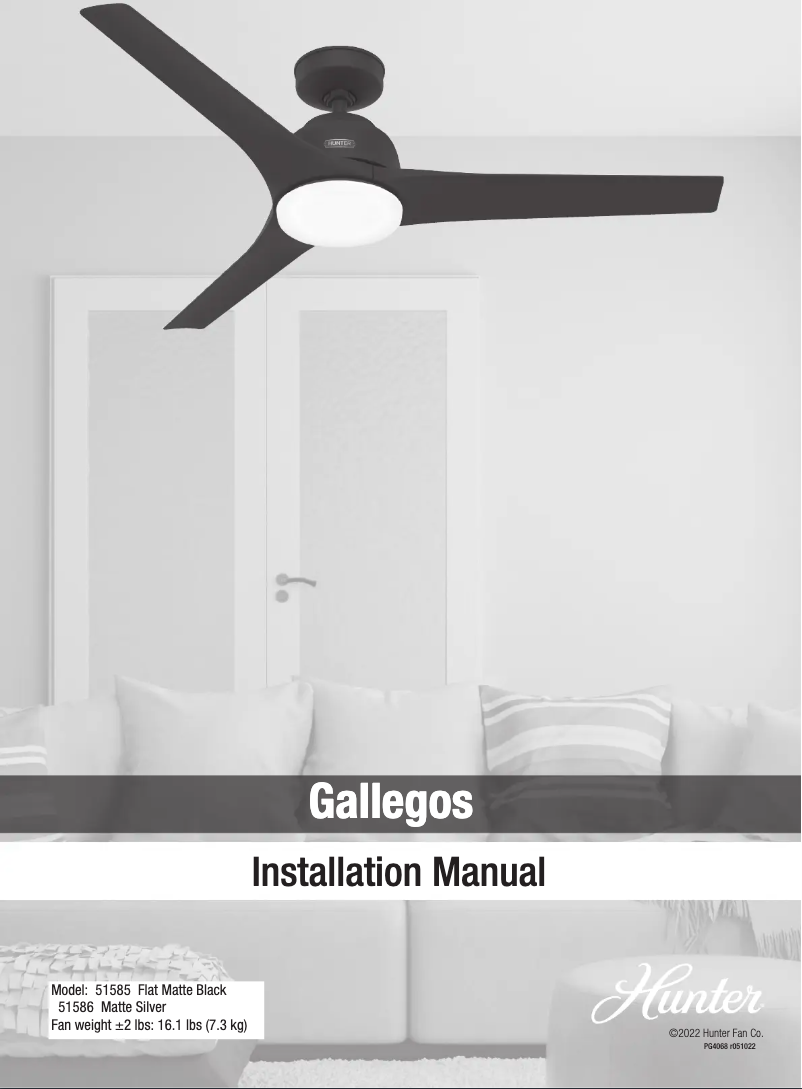 Página nº 1 - Manual de usuario Hunter Gallegos