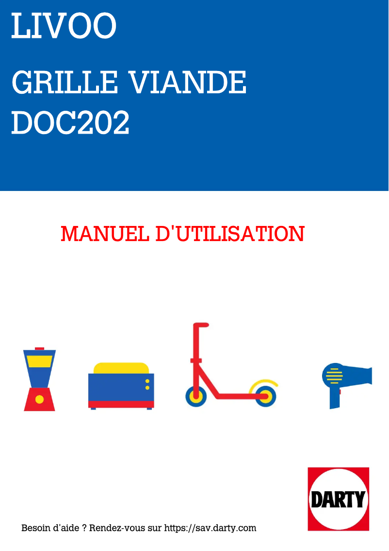 Imagen de la primera página del manual del dispositivo DOC202