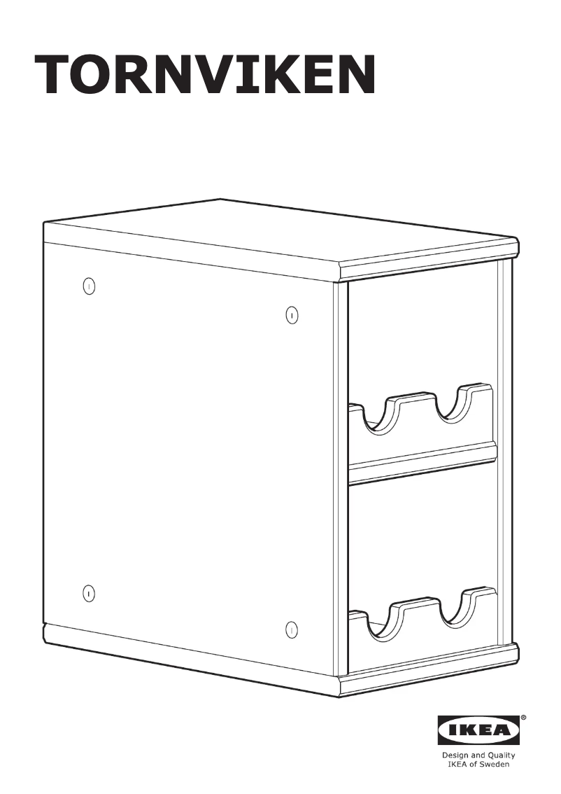 Imagen de la primera página del manual del dispositivo TORNVIKEN 003.590.32