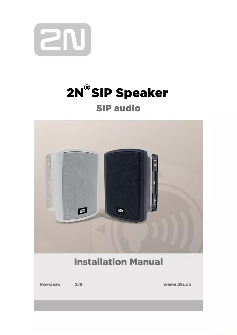 Página nº 1 - Manual de usuario 2N SIP