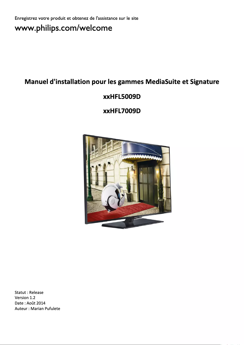 Página 1 del manual Guía de instalación Philips 55HFL5009D