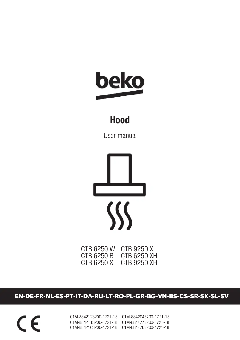 Página 1 del manual Manual de usuario Beko CTB 9250 X