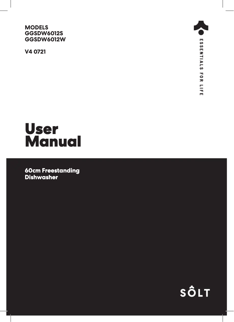 Imagen de la primera página del manual del dispositivo GGSDW6012W