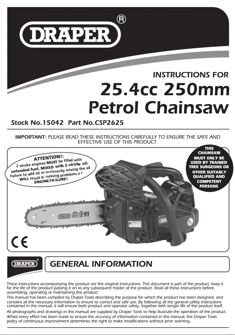 Imagen de la primera página del manual del dispositivo CSP2625