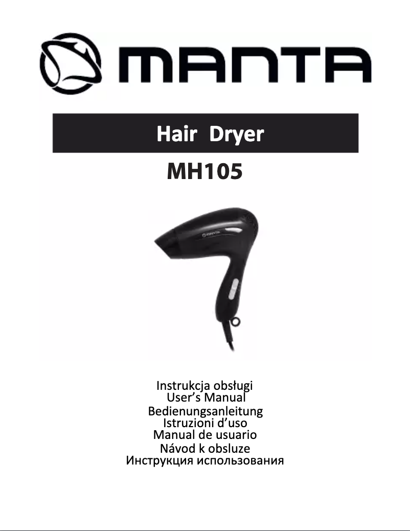 Imagen de la primera página del manual del dispositivo MH105