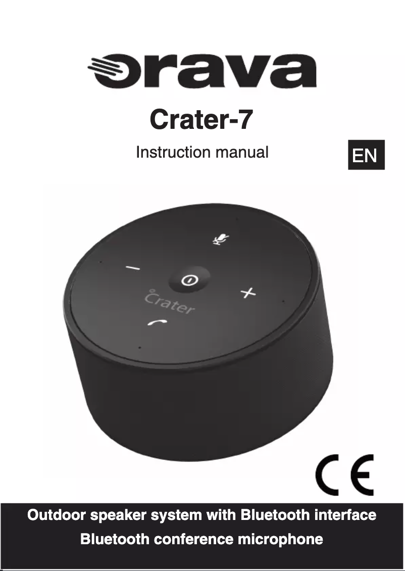 Página 1 del manual Manual de usuario Orava Crater-7