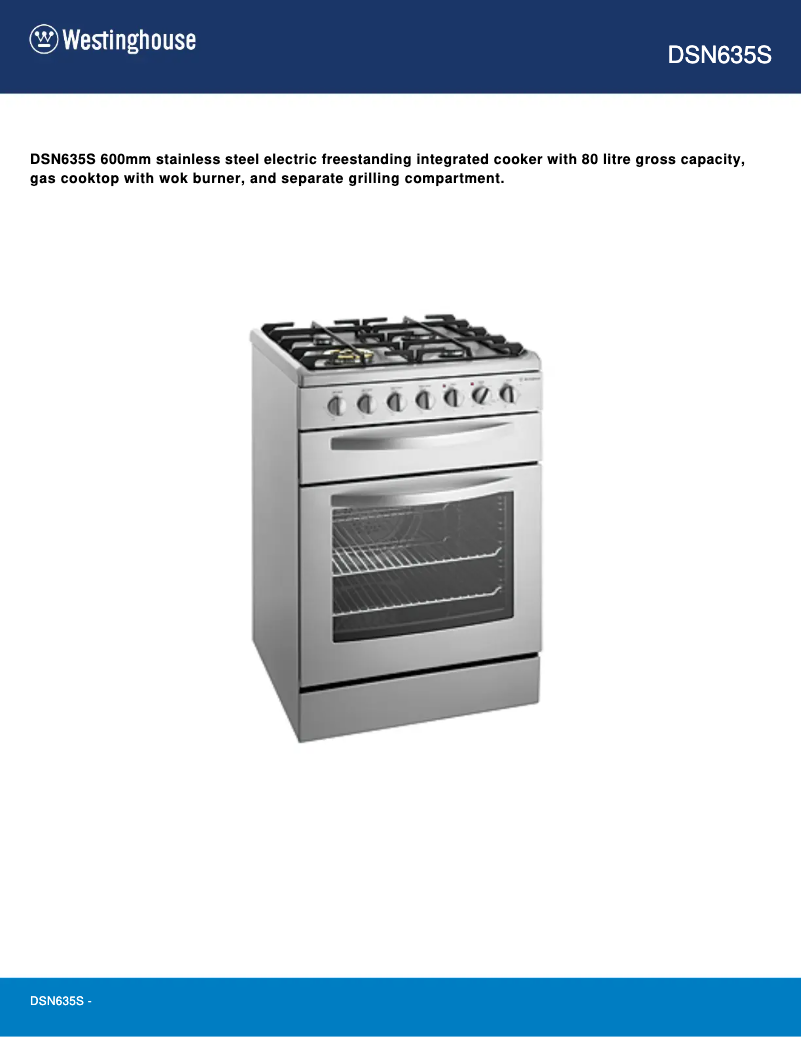 Imagen de la primera página del manual del dispositivo DSN635S