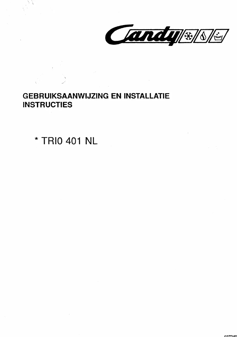 Imagen de la primera página del manual del dispositivo Trio 401