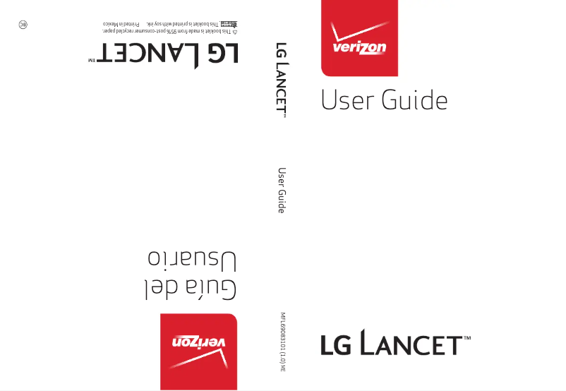 Página nº 1 - Manual de usuario LG Lancet
