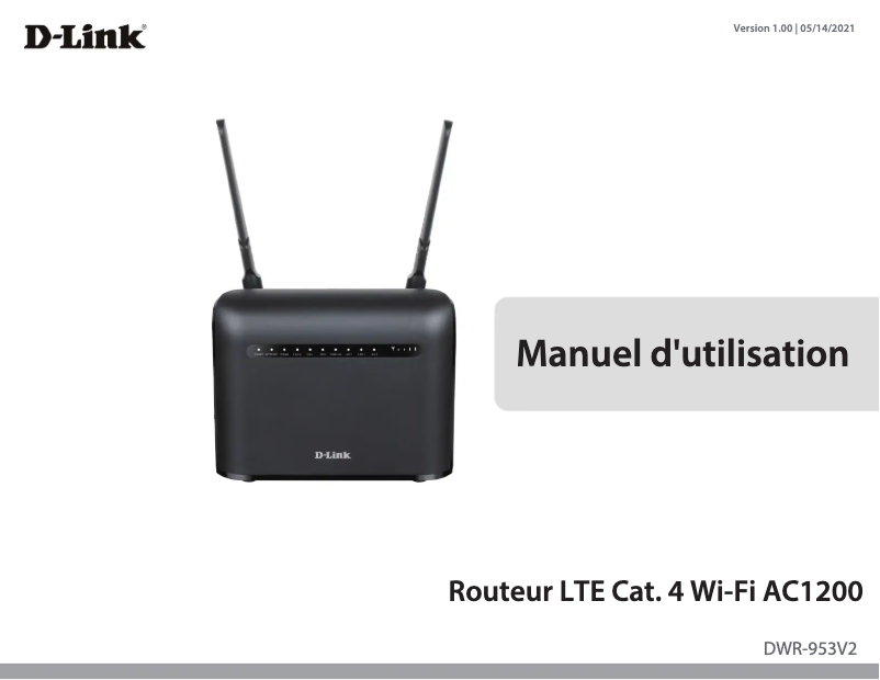Página 1 del manual Manual de usuario D-Link DWR-953V2