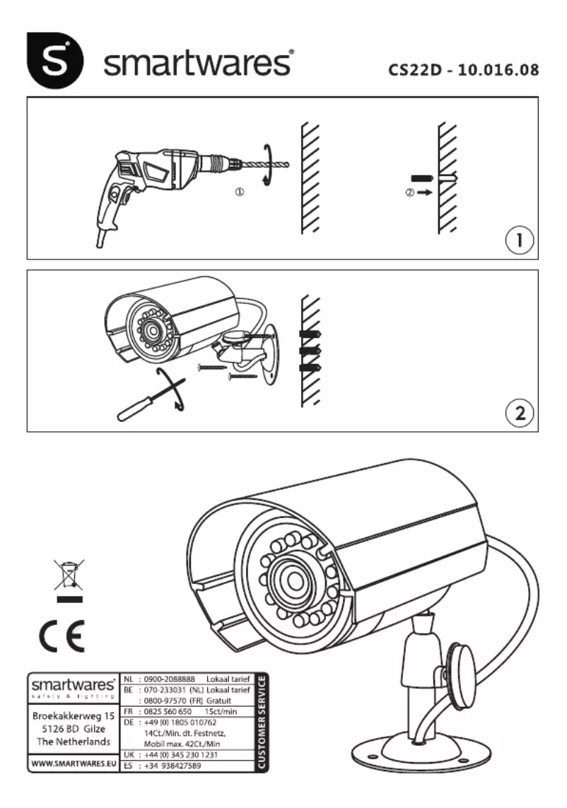 Imagen de la primera página del manual del dispositivo CS22D