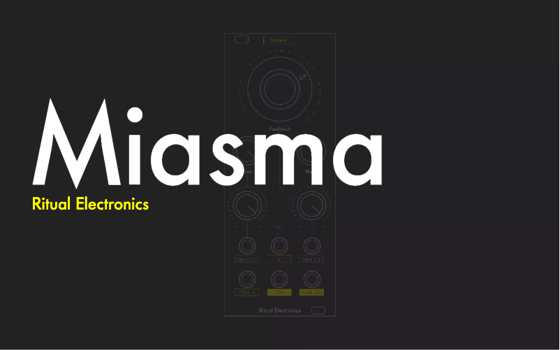 Página 1 del manual Manual de usuario Ritual Electronics Miasma