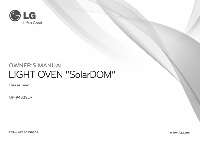 Imagen de la primera página del manual del dispositivo MP-9483SLA