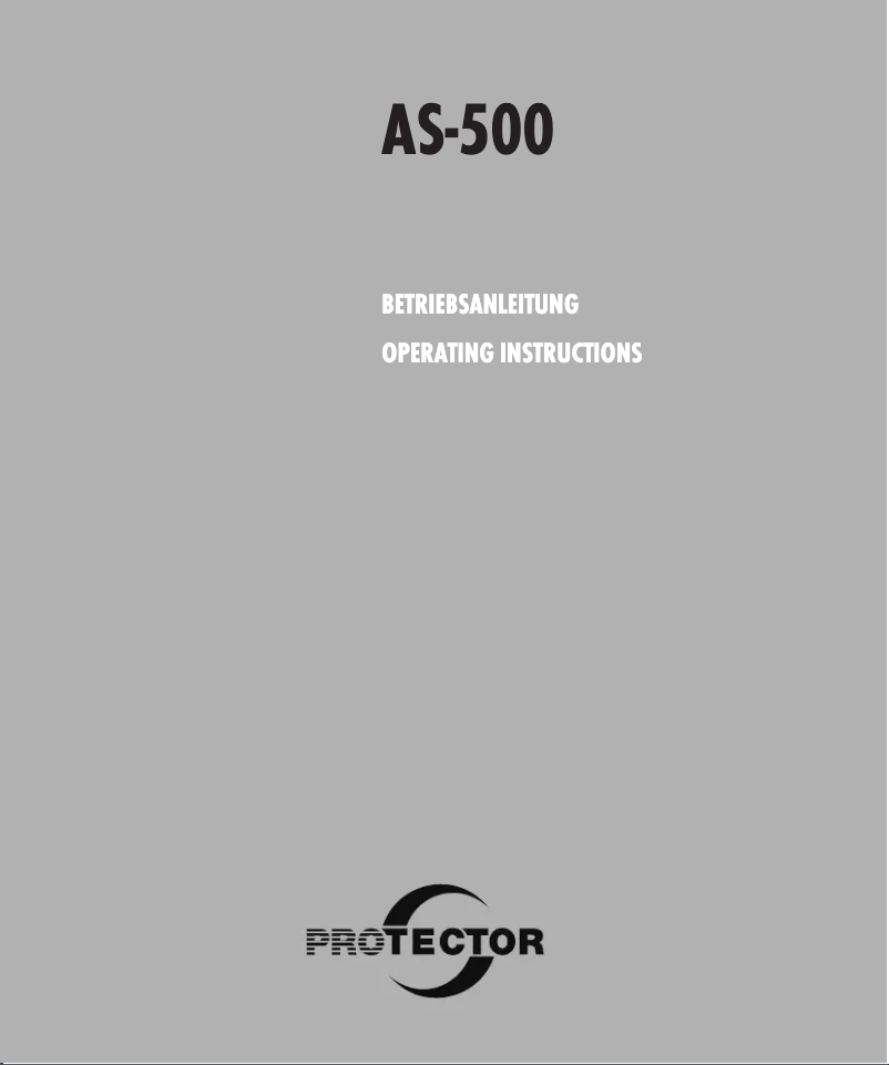 Imagen de la primera página del manual del dispositivo AS-500