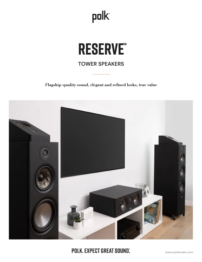 Página nº 1 - Ficha técnica Polk Reserve R900